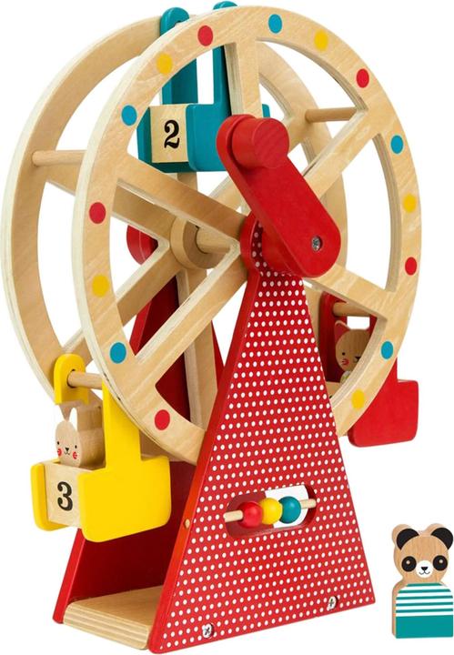Image du produit Petitcollage Jouets éducatifs grande roue en bois (Anglais)