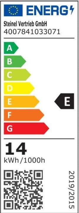 Energielabel Steinel XLED Home 2 S (1484 lm)