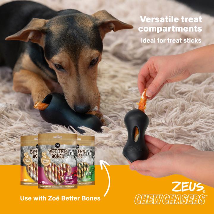 Actual product image Zeus Chewcasers - Peanut - Small (Dog chew toy)