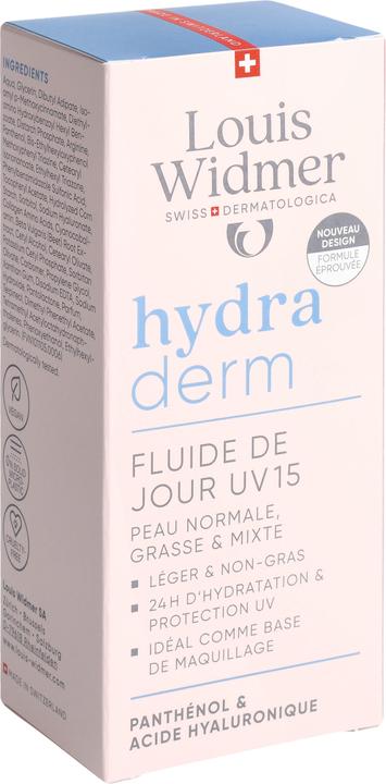 Actual product image Widmer Louis Hydraderm Tagesfluid UV15 parfumiert 50 ml (50 ml, Face fluid, SPF 15)