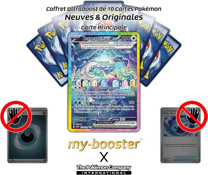 Immagine prodotto My-booster Terapagos ex Tera Alternativo Ultraboost X Écarlate e Violet 7 Corona Stellare (Francese, Pacchetto Booster)