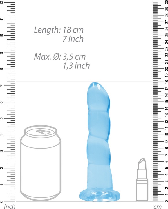 Image du produit RealRock 7" / 17cm Non Realistic Dildo Suction Cup