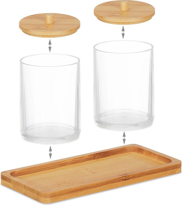 Actual product image Relaxdays bathroom-container-set