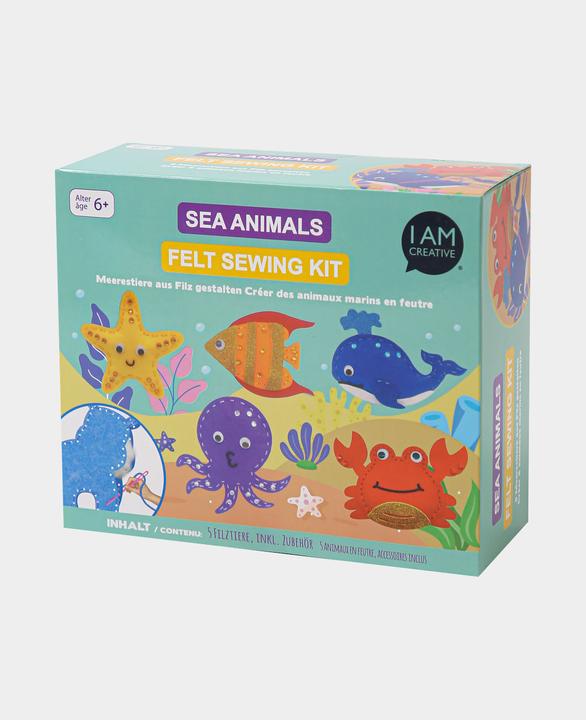 Actual product image I Am Creative Felt sewing set, complete set animals