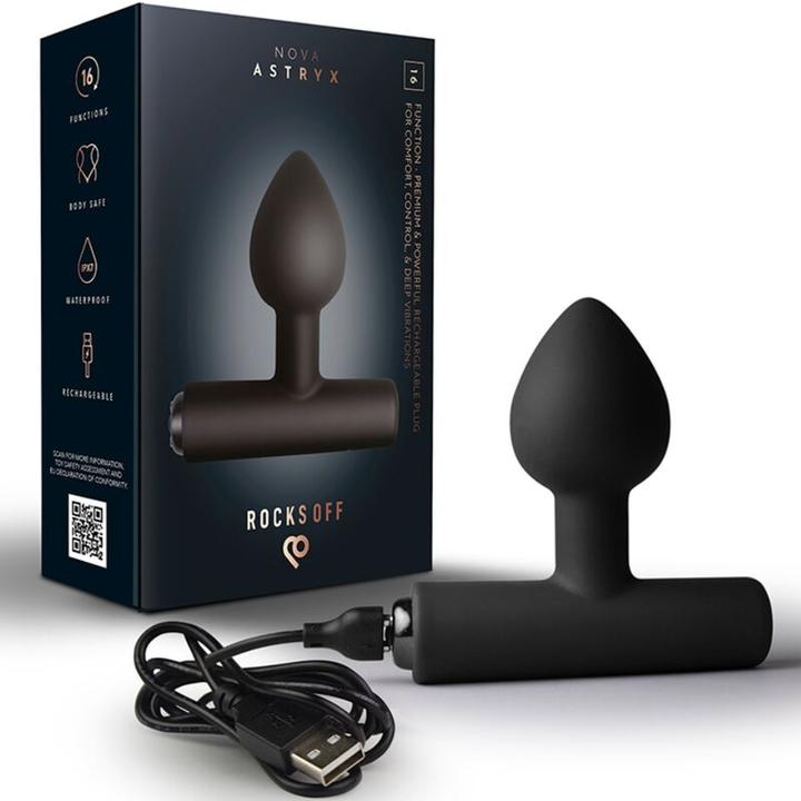 Produktbild Rocks-Off - Wiederaufladbarer Mini-Zauberstab Mit 16 Funktionen, Pfingstrosenrosa
