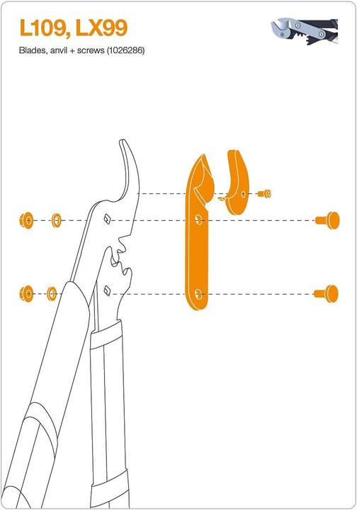Immagine prodotto Fiskars Lama di ricambio
