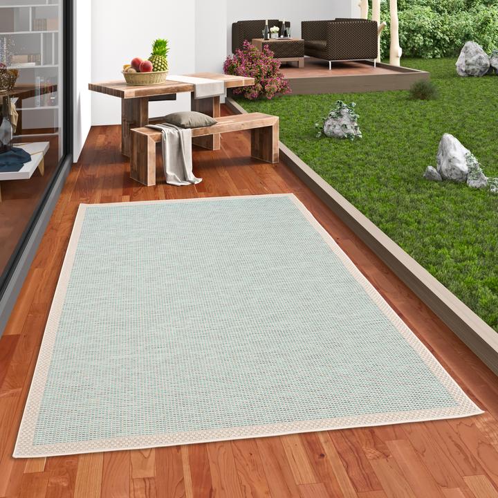 Produktbild Pergamon In & Outdoor Teppich Flachgewebe Ottawa Bordüre (80 x 150 cm)