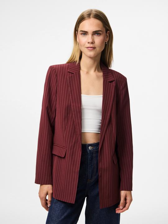 Produktbild Pieces Pcbozzy Ls Loose Striped Blazer Noos Bc (XL)
