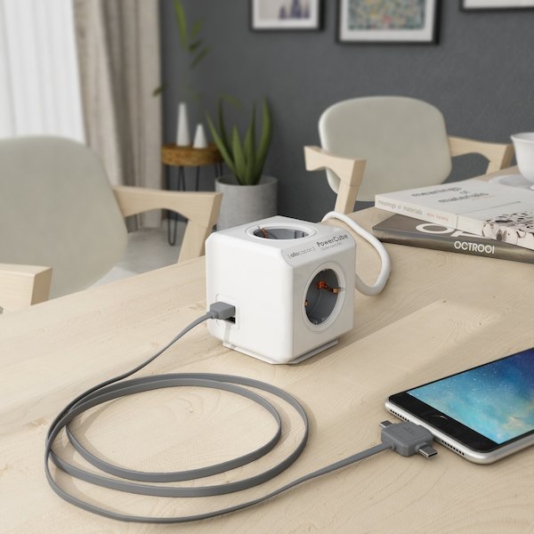 Produktbild Allocacoc PowerCube Extended USB S+ (4 x, Typ 13, USB-A, 1.50 m)