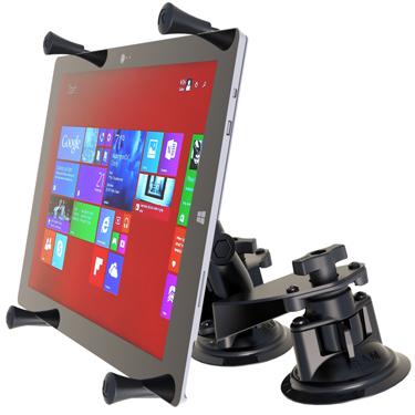 RAM Mounts Unpkd RAM Dbl Suct Mnt Arm, Tablet Halterung, Schwarz