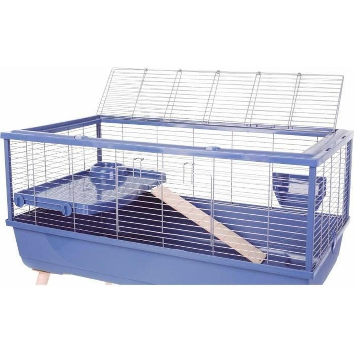 Cage pour cochon d'Inde - 100 cm - Zolux NEOLIFE bleue