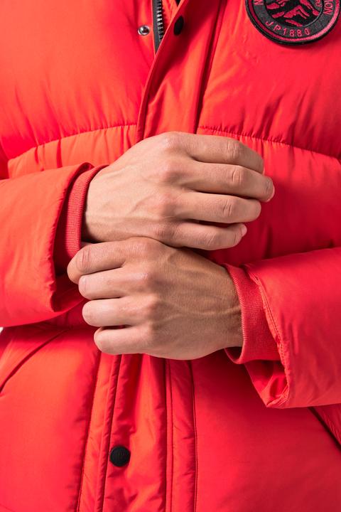 Immagine prodotto JP1880 Parka trapuntato con cappuccio, pelliccia sintetica e applicazioni, fino alla tg. 8XL (8XL)