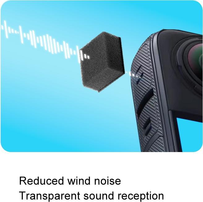 Image du produit Ueli Express Autocollant de protection contre le vent pour microphone (x3, X4)