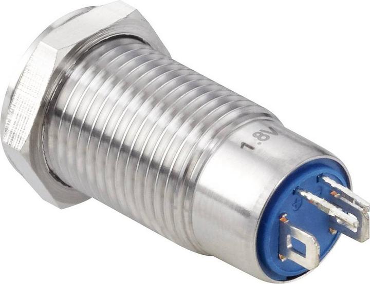 Actual product image Tru Components TC-7494672 TC-GQ12-CH-10ZE/J/R/12V/S Push button 36 V/DC 1 A 1 x