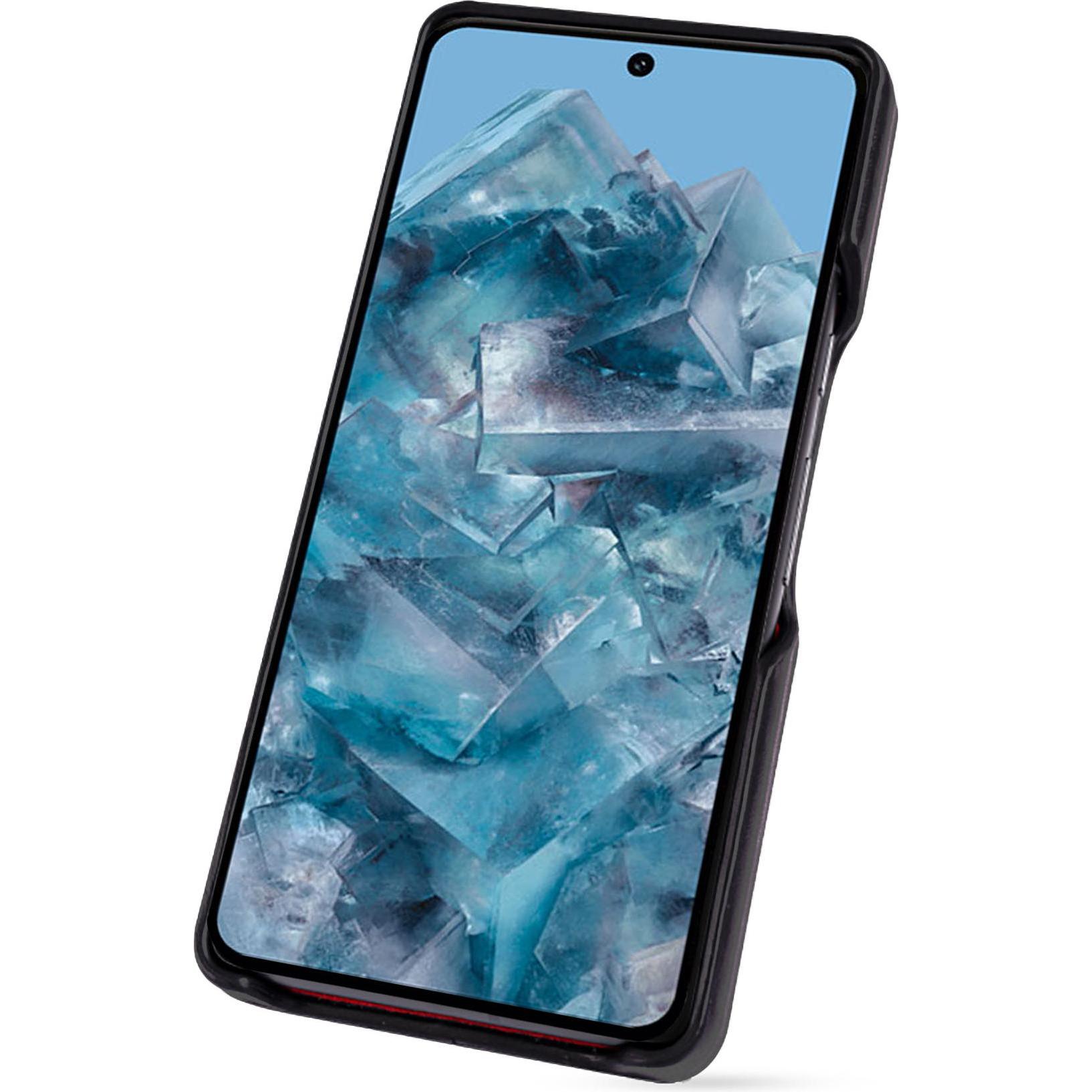 Thumbnail - Noreve Lederschutzhülle (Google Pixel 8 Pro), Smartphone Hülle, Grau