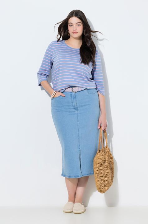 Produktbild Ulla Popken Jeansrock, Saumschlitz (44)