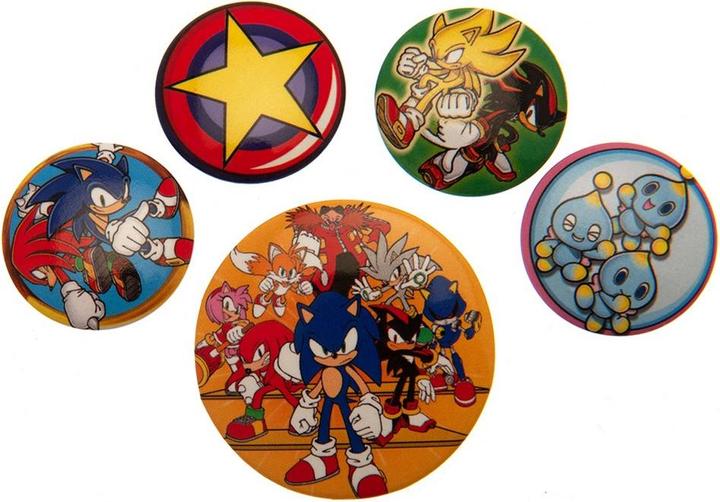 Produktbild Sonic The Hedgehog AnsteckerSet 5erPack