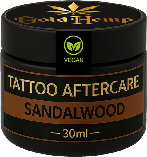 Produktbild GoldHemp Tattoo Aftercare Sandalwood Vegan 30ml (30 ml, Creme)
