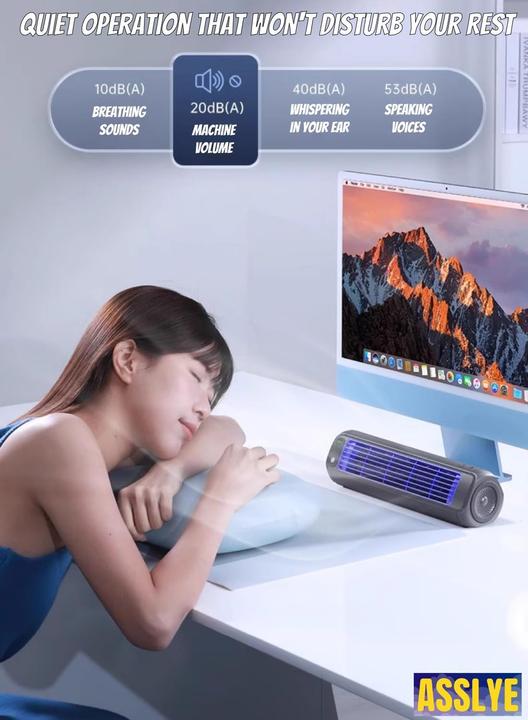 Actual product image Asslye Tragbarer Turmventilator