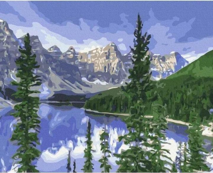 Produktbild Twoje Hobby Malen nach Zahlen - Landschaftsberge 40x50cm
