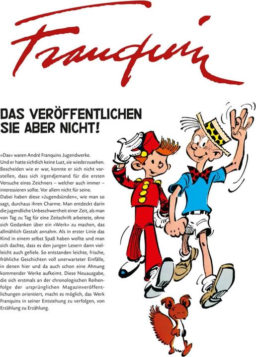 Produktbild Spirou und Fantasio Gesamtausgabe Neuedition 1 (Deutsch, André Franquin, 2024)