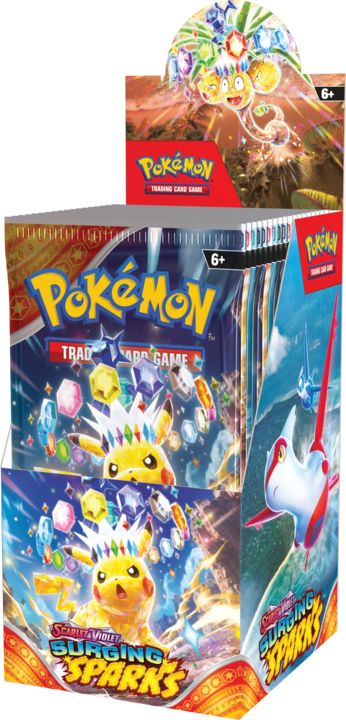 Actual product image Pokémon Pokemon - SV8 Surging Sparks Booster 18 pcs (POK85929)
