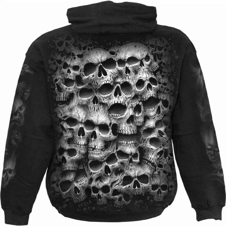 Produktbild Spiral Twisted Skulls Kapuzenpullover (S)