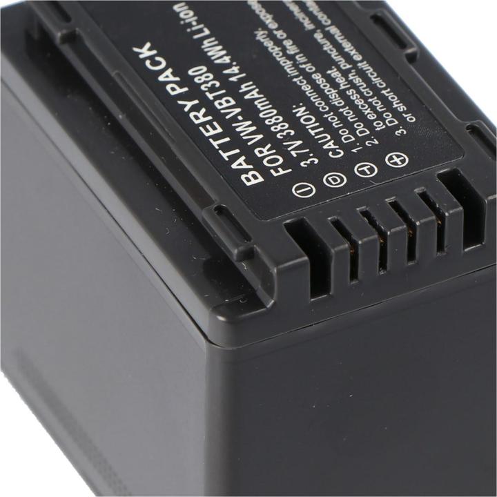 Actual product image AccuCell Akku VW-VBT380 (Camera battery)