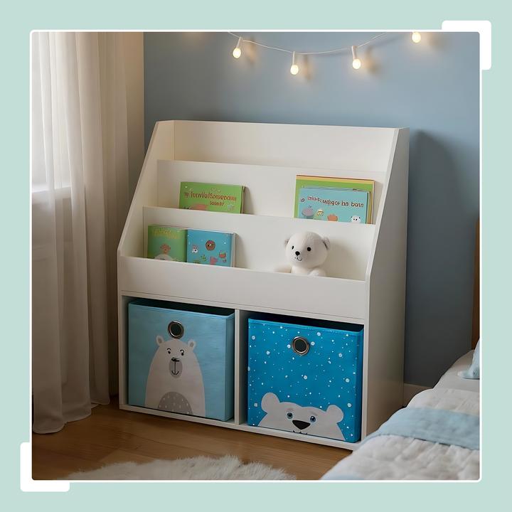 Immagine prodotto Relaxdays Scaffale per libri bambini (72 x 30.50 x 79 cm)