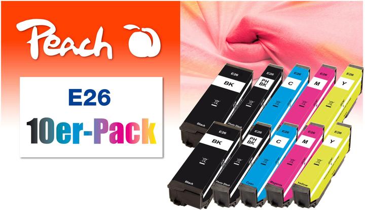 Produktbild Peach Tinte Epson Nr. 26 je 2x BK, PHBK, C, M, Y (M, C, Y)