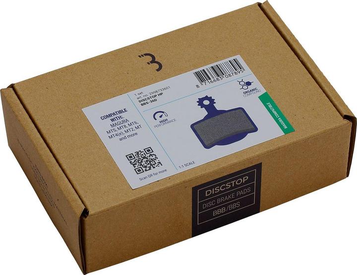 Produktbild BBB Discbelag Magura für MT2, MT4 (Magura, Organisch (Resin))