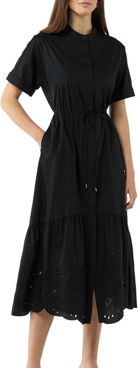 Produktbild Comma Kleid Hemdblusenkleid aus Baumwolle mit Strickerei (42)