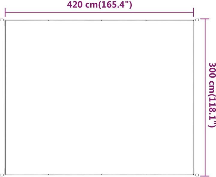Produktbild vidaXL Senkrechtmarkise (3 m)