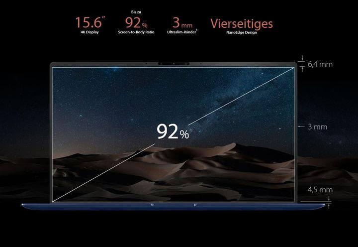 Produktbild ASUS ZenBook 15 (15.60", 512 GB, 16 GB, CH, Intel Core i7-8565U)