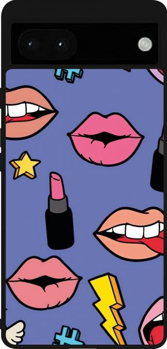 Immagine prodotto PhoneLook Coque Silicone rigide noir Labbra e lipgloss (Google Pixel 6a)
