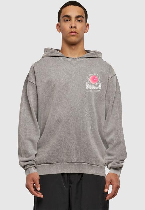 Produktbild Merchcode Sunset Charm Acid Washed Oversize Hoody - 177217 (M)