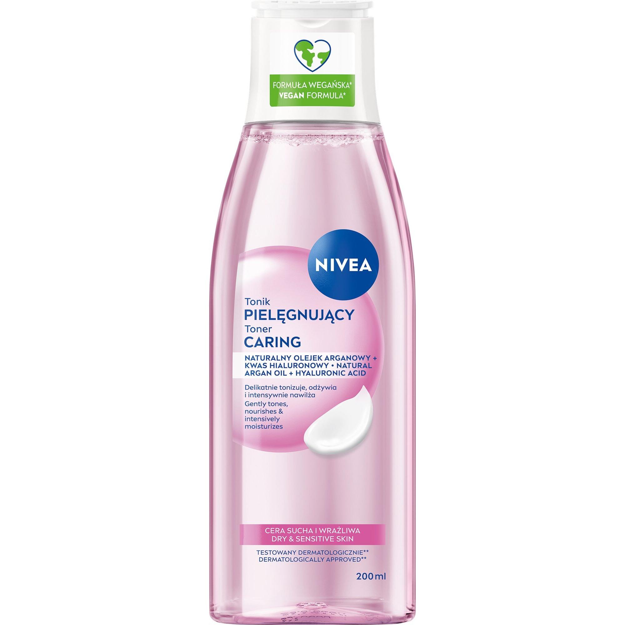 NIVEA, Pulizia viso, Toner für trockene und empfindliche Haut Caring Toner 200 ml