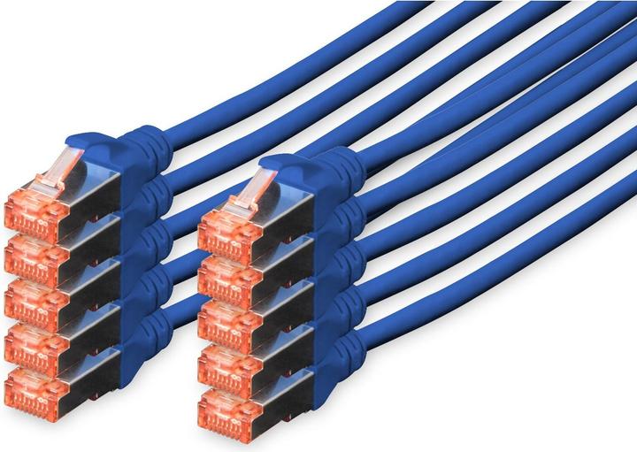 Productafbeelding Digitus CAT6 S-FTP Patchk.,5m, Blauw (S/FTP, CAT6, 5 m)