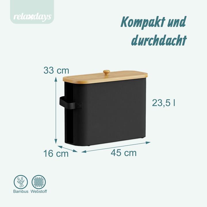 Actual product image Relaxdays Toilet roll storage