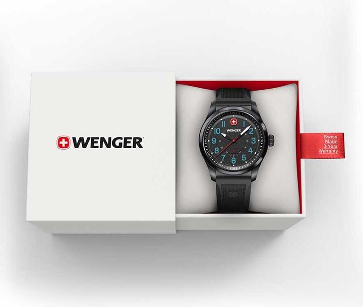 Produktbild Wenger Terragraph 01.0541.127 (Analoguhr, Swiss Made, 43 mm)