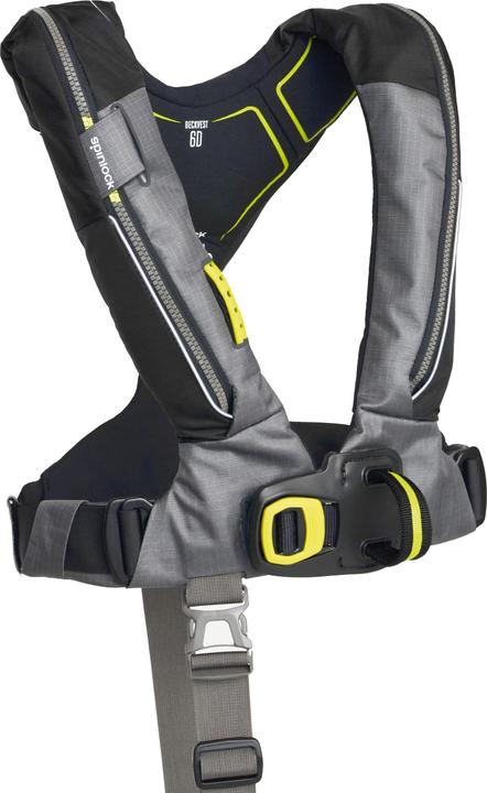 Actual product image Spinlock Deckvest 6D" lifejacket automatic with harness (One size, 50-60 kg)