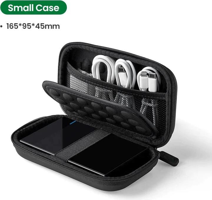 Produktbild Only-Bags.Store Festplattengehäuse für 2,5 Zoll externe Festplatte Portable HDD SSD Box für Power Bank Storage Case