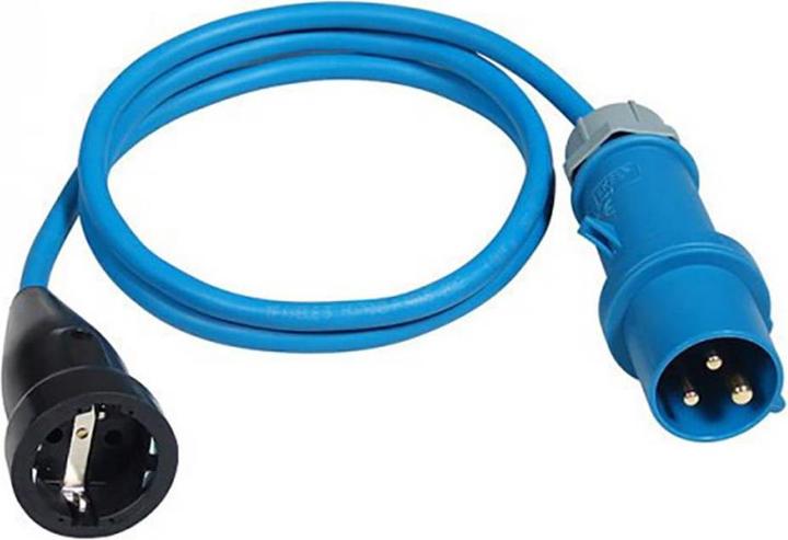 As - Schwabe Câble adaptateur CEE avec couvercle à charnière (1.50 m, CEE 7/3)