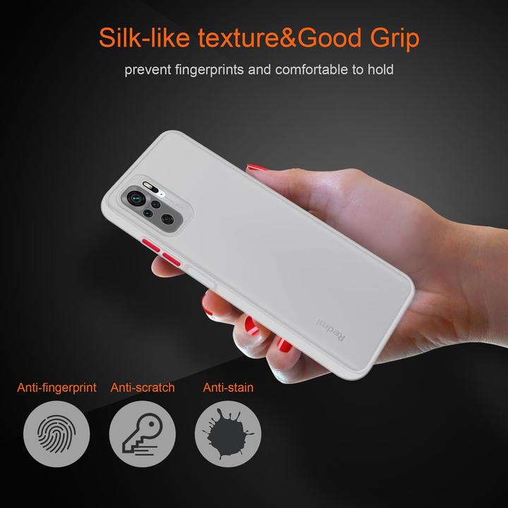 Image du produit Cadorabo Couverture mate hybride (Xiaomi Mi Note 10, Xiaomi Redmi Note 10S)