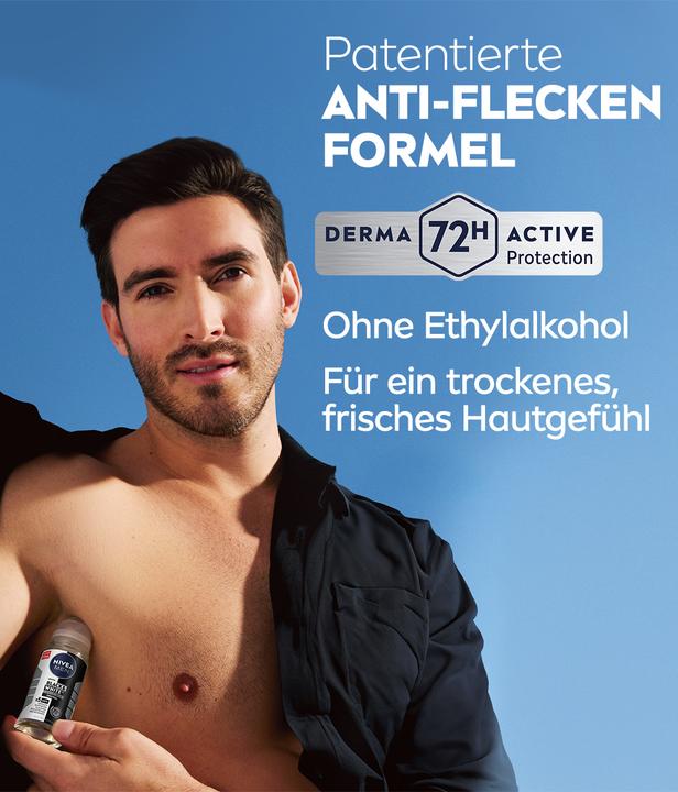 Produktbild NIVEA MEN Black & White Invisible (Roll-on, 100 ml)