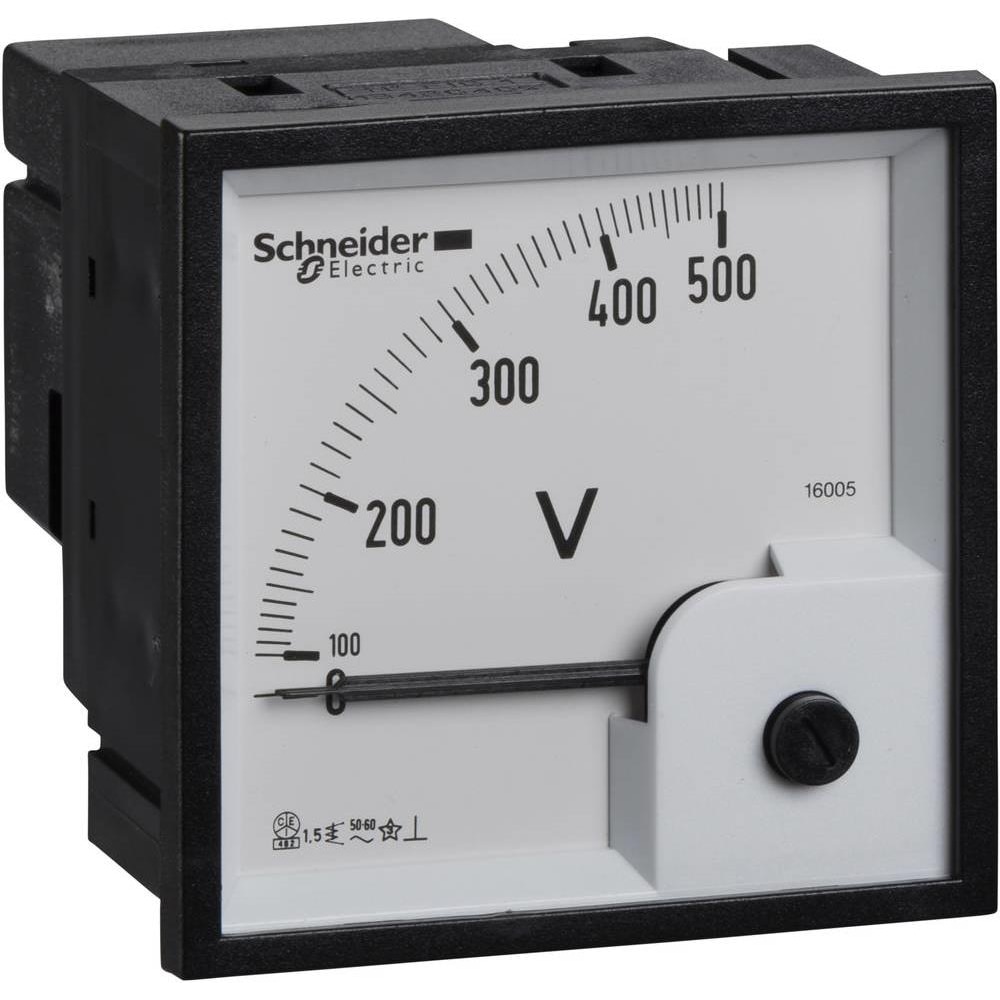 Schneider Electric, Verteilerschrank Zubehör, Voltmeter 0500V