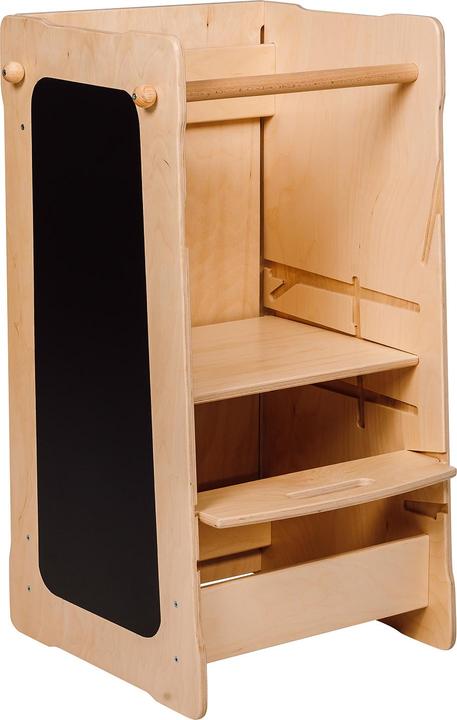 Montessori Lernturm XXL + Brett/Rutsche