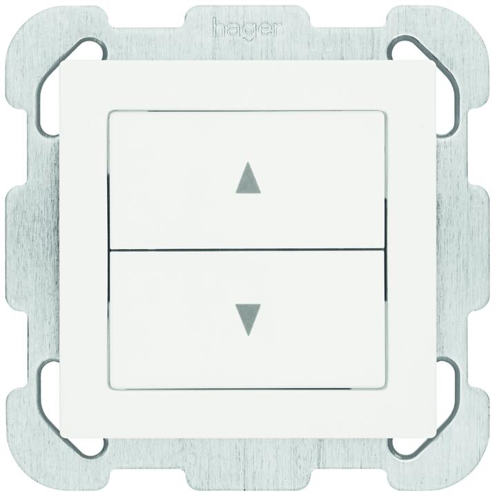 Actual product image Hager KALLYSTO F mechanical blind switch