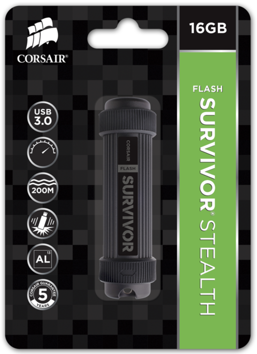 Produktbild Corsair Survivor Stealth (256 GB, USB-A, USB 3.0)