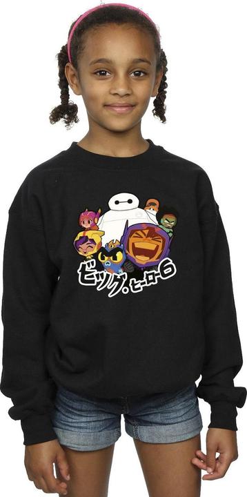 Produktbild Disney Big Hero 6 Baymax Group Manga Sweatshirt Mädchen (152, 158)